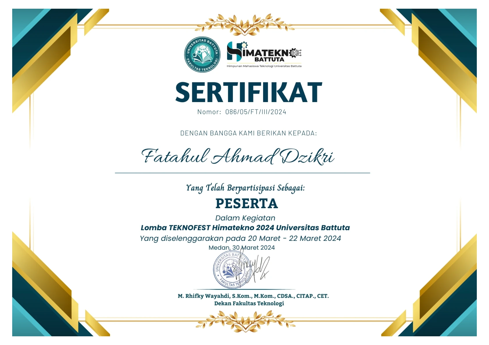 TEKNOFEST HIMATEKNO Competition Participant